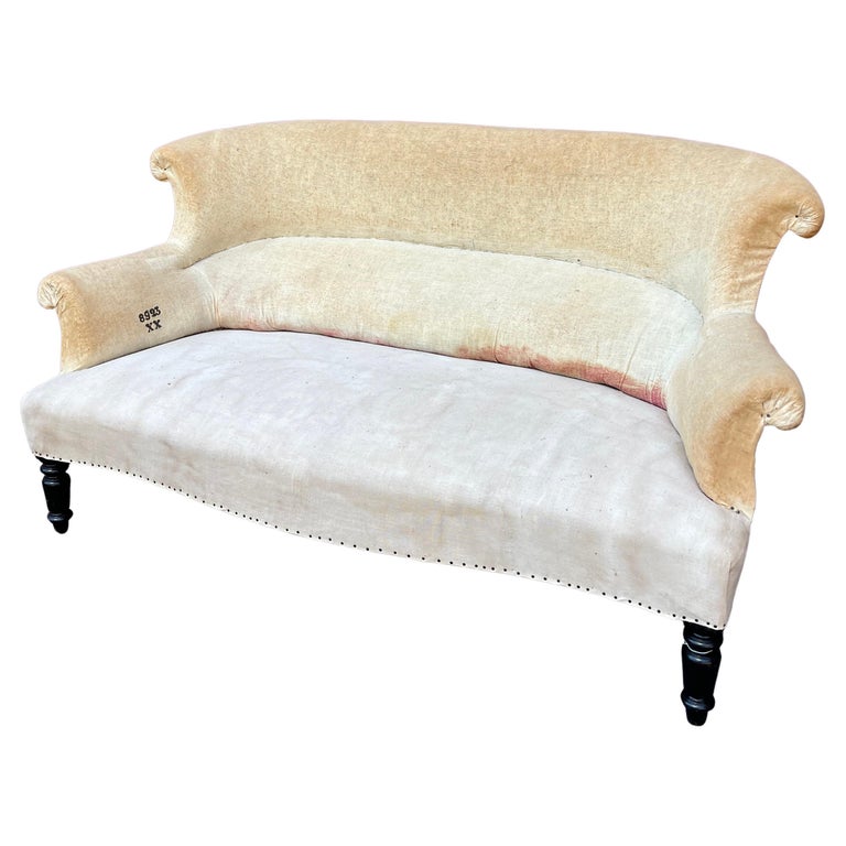 French Napoleon III settee, 1880