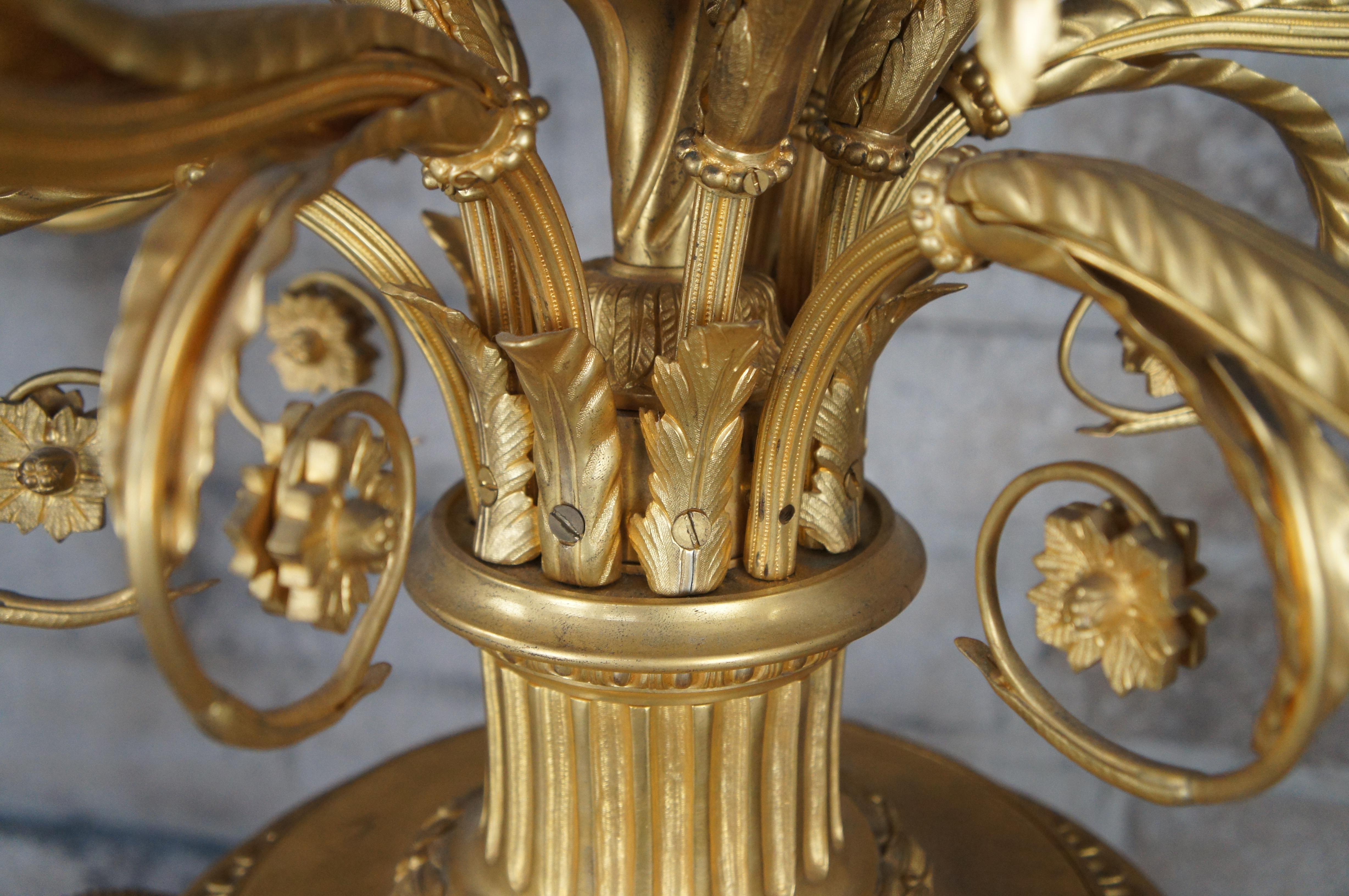 Urna a forma di candelabro in porcellana ormoluta in stile Napoleone III Sèvres Stepniewski in vendita 2