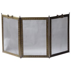 French Napoleon III Style 'Bouhon Frères' Fireplace Screen or Fire Screen