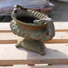 French Napoleon III Style Cast Iron Jardiniere with Handles