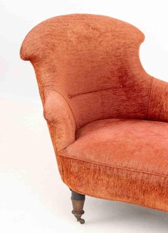 French Napoleon III Style Chaise Lounge