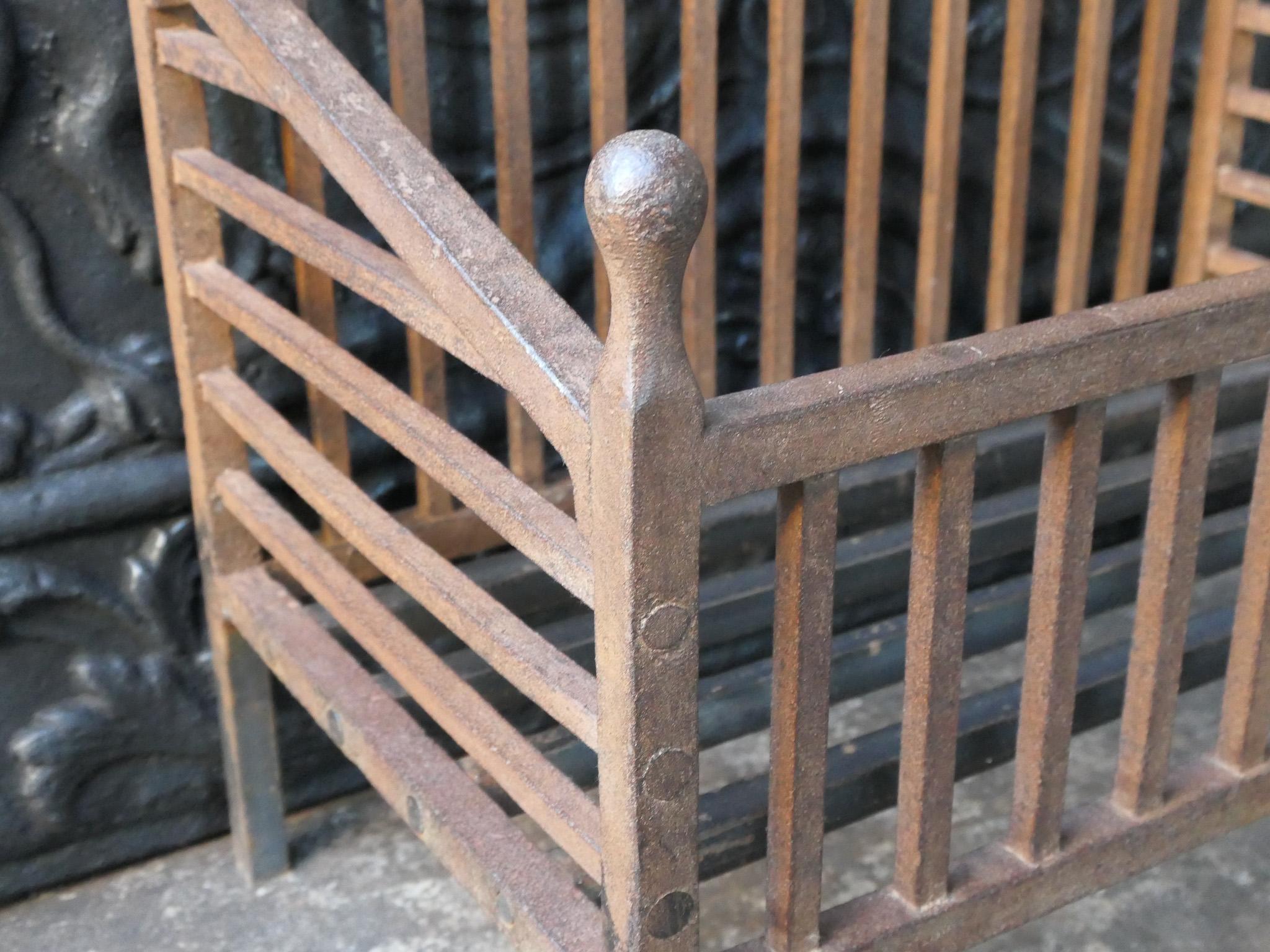 French Napoleon III Style Fire Grate, Fireplace Grate, 19th - 20th Century 6