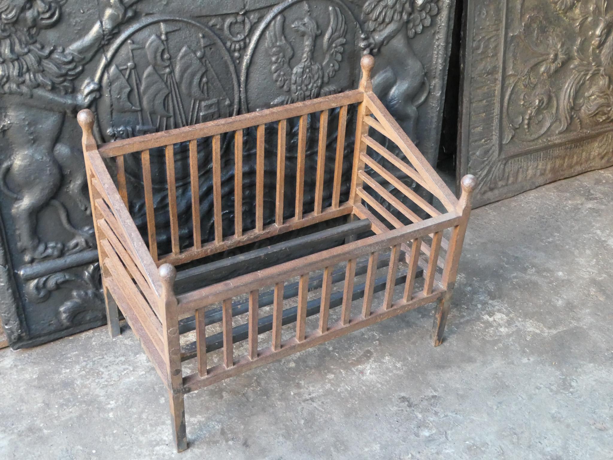 French Napoleon III Style Fire Grate, Fireplace Grate, 19th - 20th Century 1