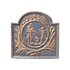 Vintage French Napoleon III Style Fireback