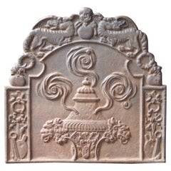 Vintage French Napoleon III Style Fireback