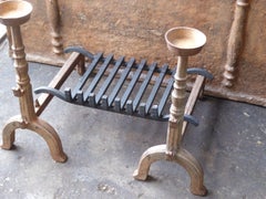 Griglia o cesto per caminetto francese in stile Napoleone III, XX secolo