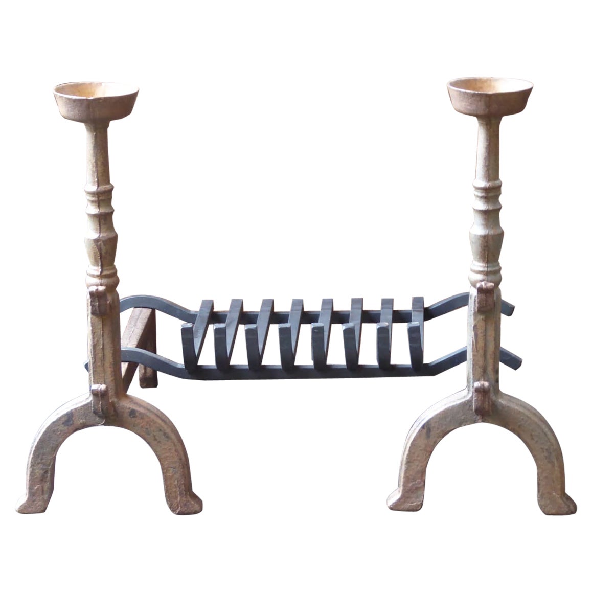 French Napoleon III Style Fireplace Grate or Fire Basket, 20th Century