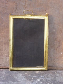 French Napoleon III Style Fireplace Screen or Fire Screen