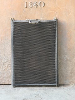 French Napoleon III Style Fireplace Screen or Fire Screen