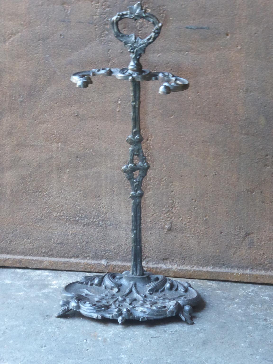 Cast French Napoleon III Style Fireplace Stand for Fireplace Tools