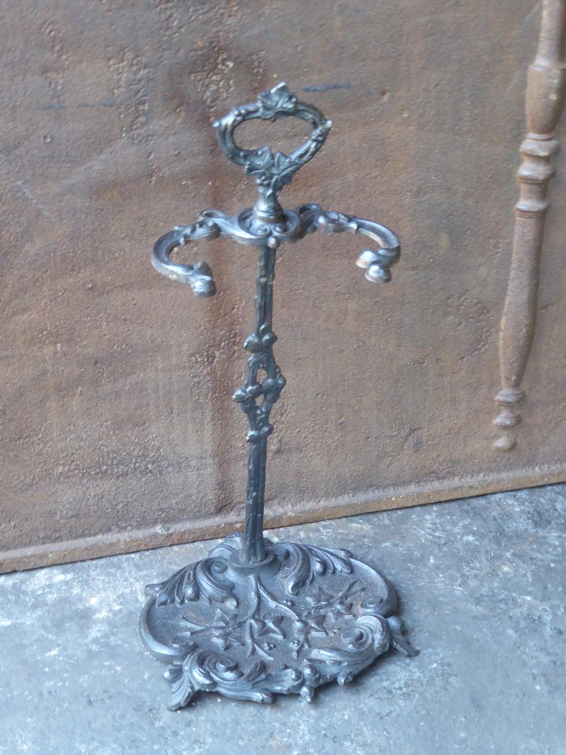 French Napoleon III Style Fireplace Stand for Fireplace Tools In Good Condition In Amerongen, NL