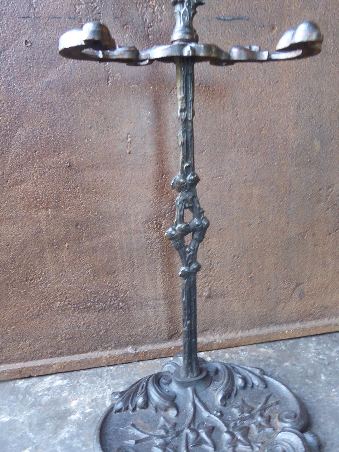 Iron French Napoleon III Style Fireplace Stand for Fireplace Tools