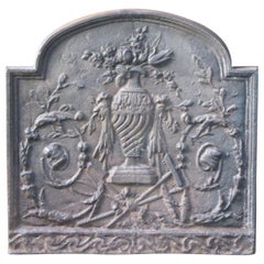 French Napoleon III Style 
Flower Basket
 Fireback