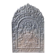 French Napoleon III Style 
Flower Basket
 Fireback