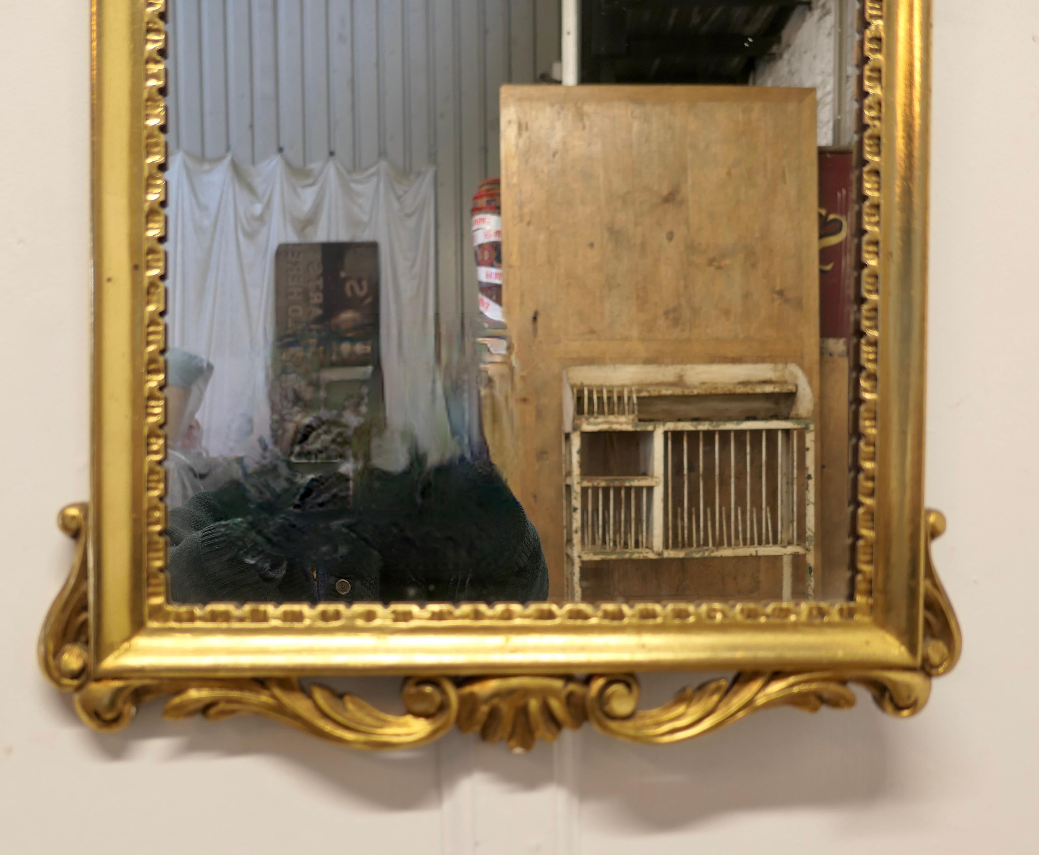 French Napoleon III Style Gilt Wall Mirror, Crown Crest   This is a very attract For Sale 2