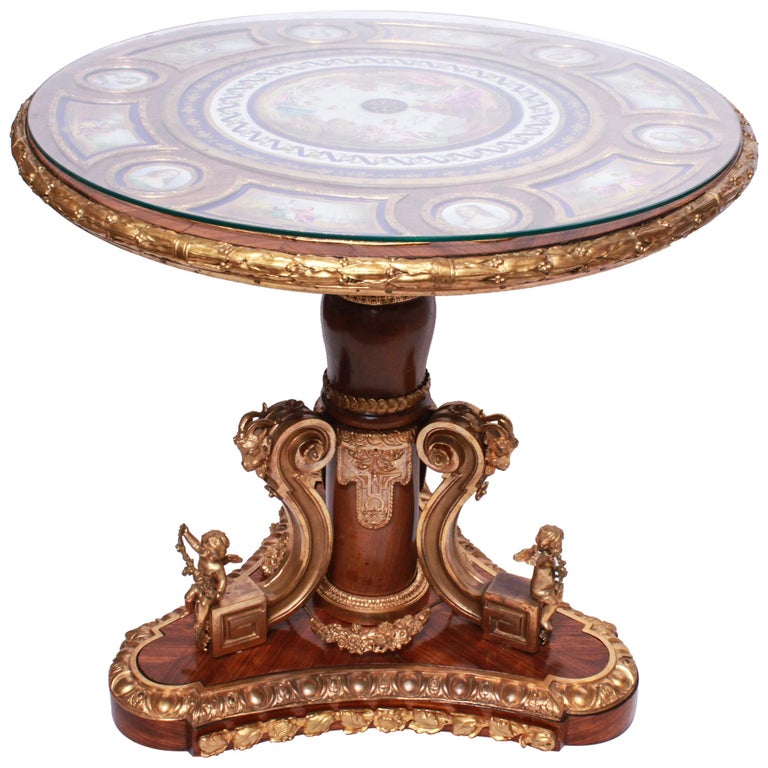 NAPOLEON III STYLE CONSOLE TABLE | Antiquites d'Augers en Brie