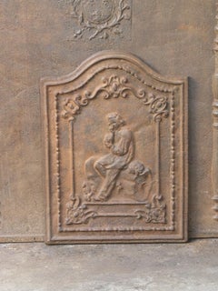 French Napoleon III Style 'Man' Fireback / Backsplash, 20th C.