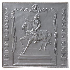 French Napoleon III Style 'Napoleon' Fireback / Backsplash