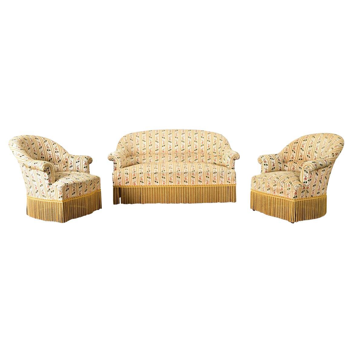 Set da salotto francese in stile Napoleone III