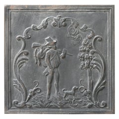 French Napoleon III Style 'Return from the Hunt' Fireback / Backsplash