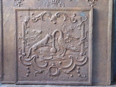 French Napoleon III Style 'The Fox and the Stork' Fireback
