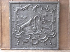 French Napoleon III Style 'The Fox and the Stork' Fireback