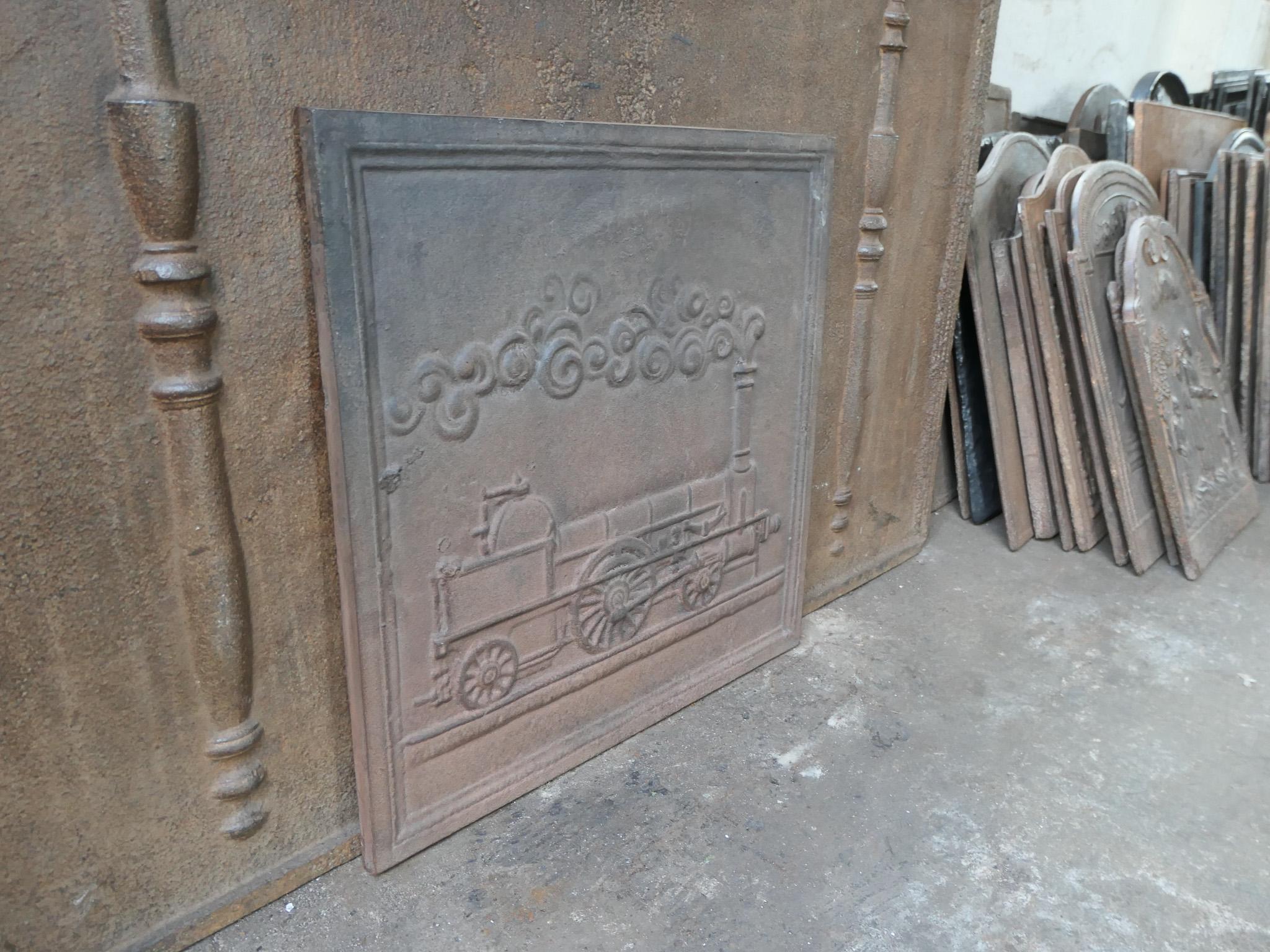 Parafuoco francese Napoleone III 'Train', XX secolo in vendita 7