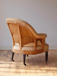 French Napoleon III Tub Chair