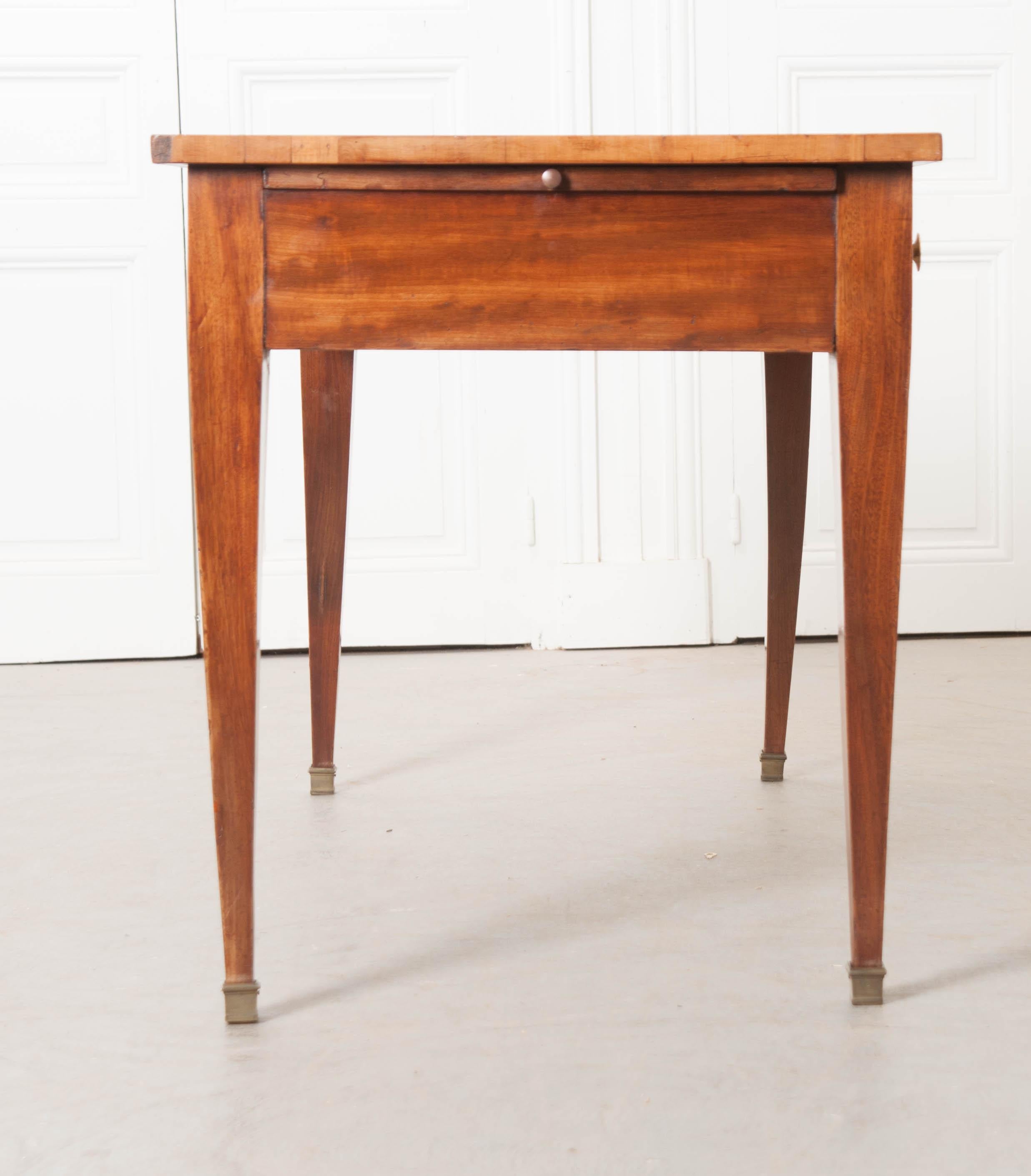 French Empire Walnut Writing Table 9