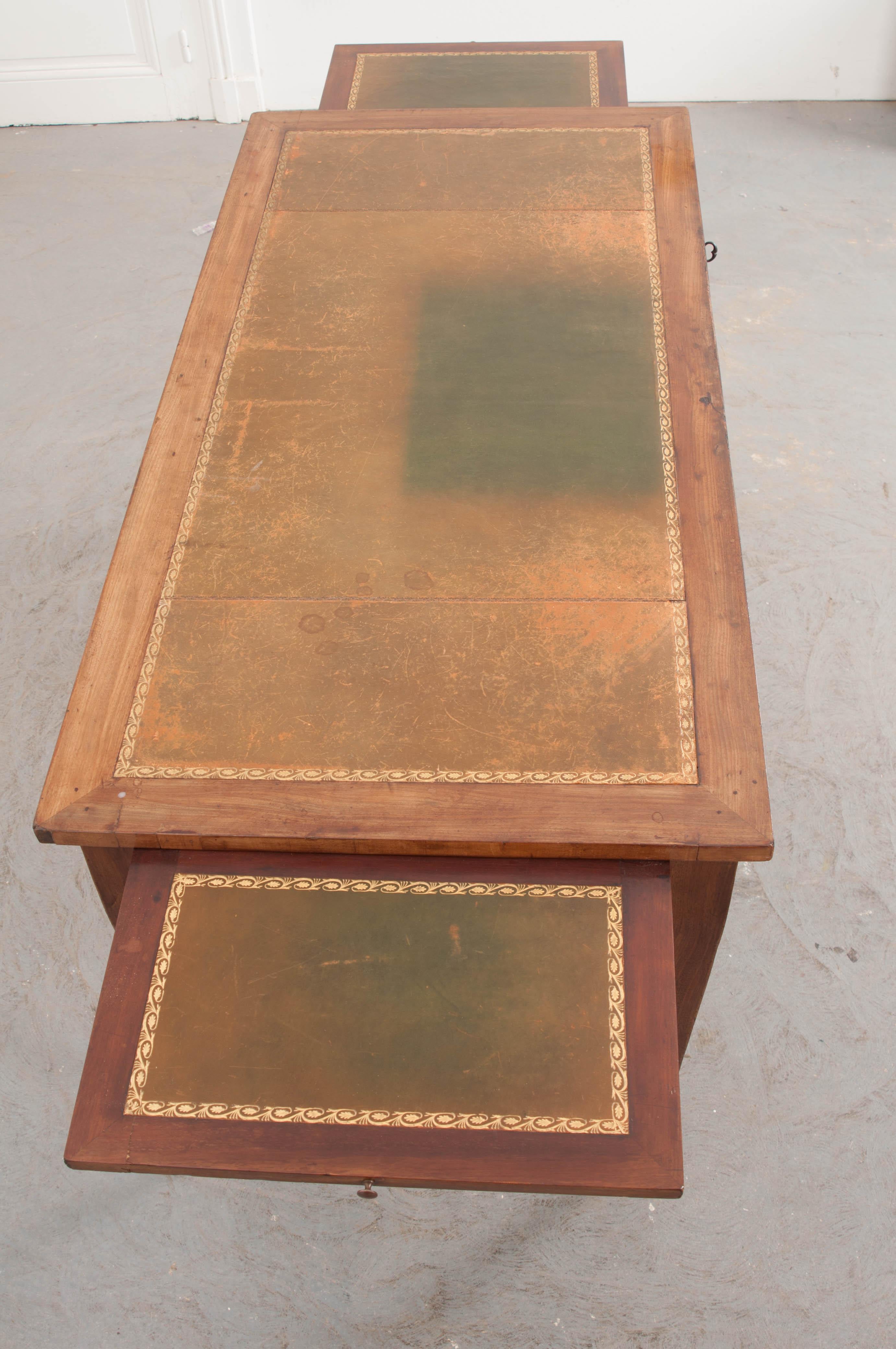 French Empire Walnut Writing Table 5