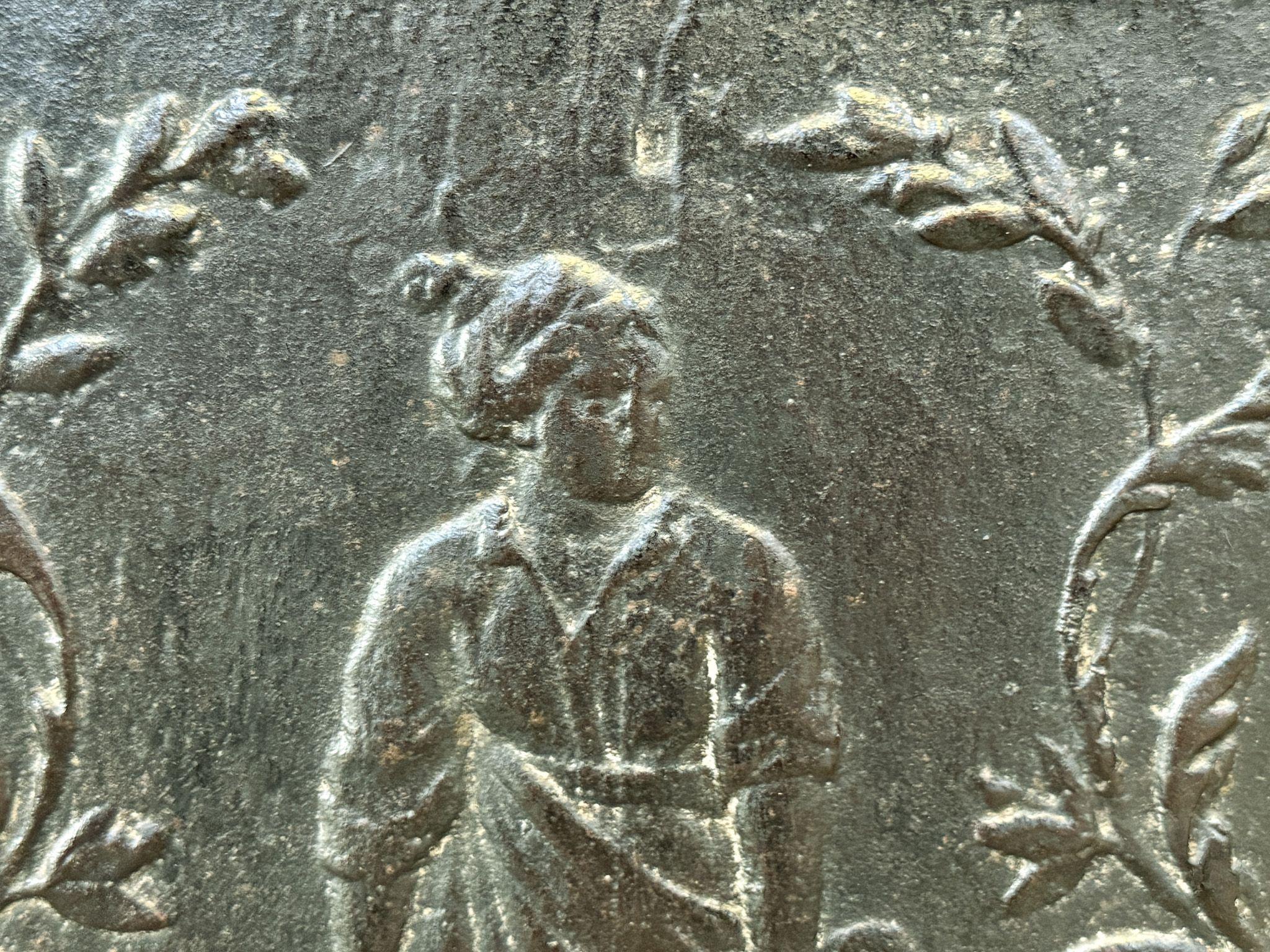 Calco Parafuoco francese Napoleone III 'Donna', periodo XIX secolo in vendita