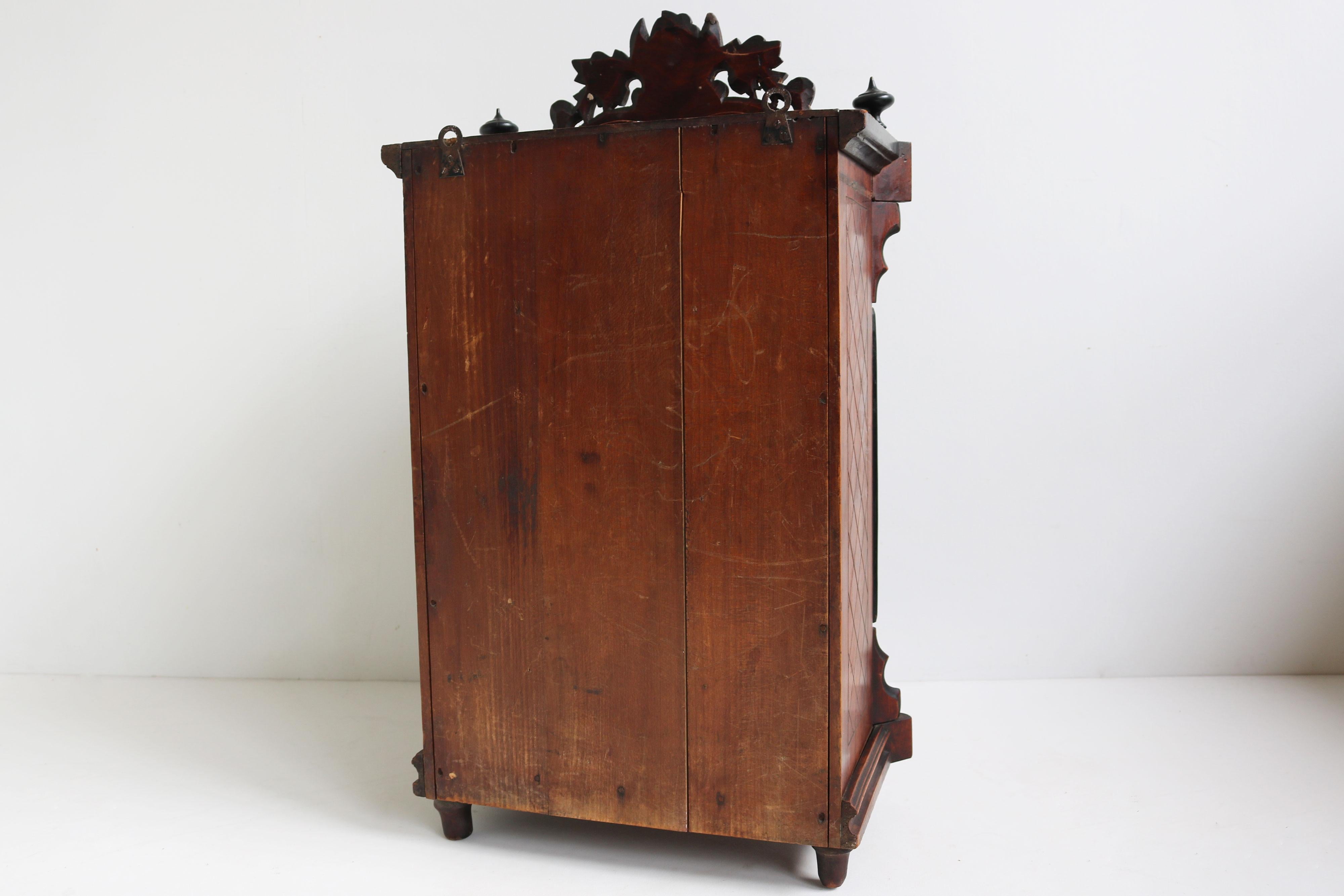 French Napoleon lll Tobacco / cigar humidor Wall cabinet / cabinet 19th century For Sale 5