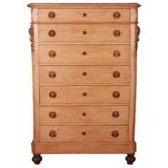 French Narrow Chest of Drawers