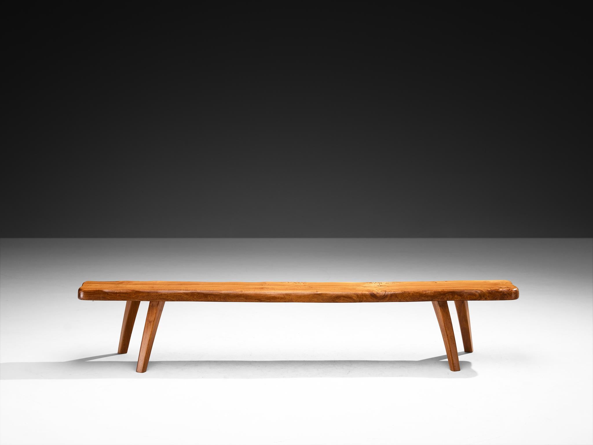 Panche naturalistiche francesi a forma libera in olmo massiccio In condizioni buone in vendita a Waalwijk, NL