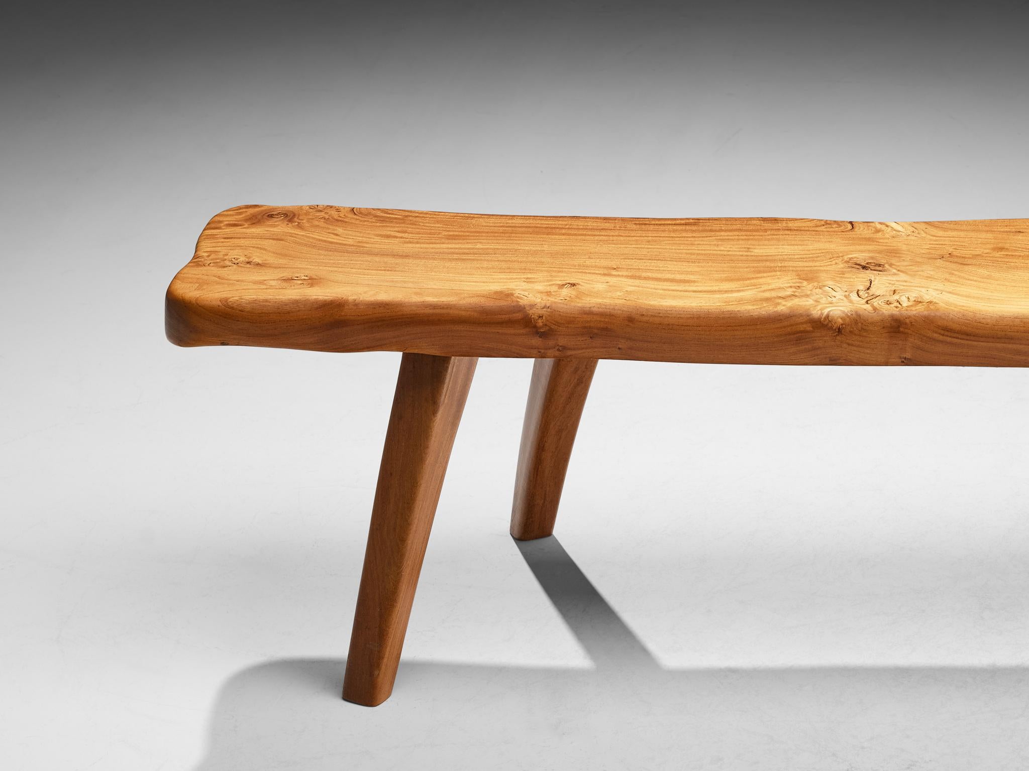 Panche naturalistiche francesi a forma libera in olmo massiccio in vendita 2