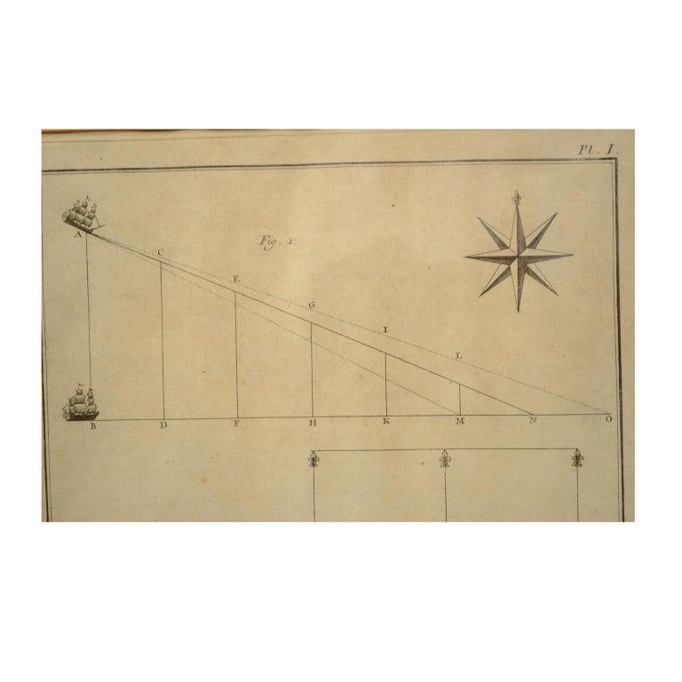French Nautical Print of the Preparation for a Nautical Battle, 1860 circa For Sale 4