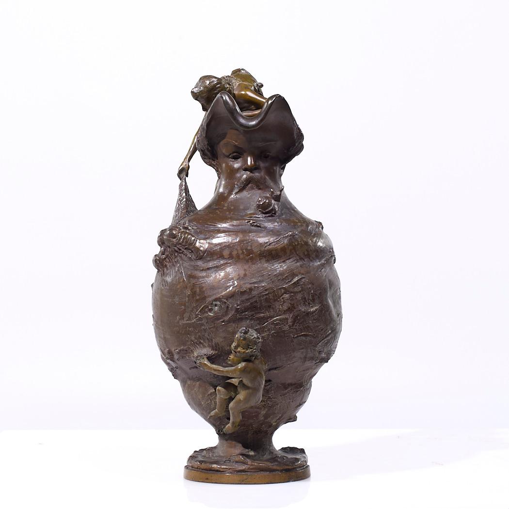 French Nautical Spelter Ewer

This ewer measures: 6 wide x 8 deep x 13 inches high

We take our photos in a controlled lighting studio to show as much detail as possible. We do NOT Photoshop out blemishes.

This item is sold in the same condition as