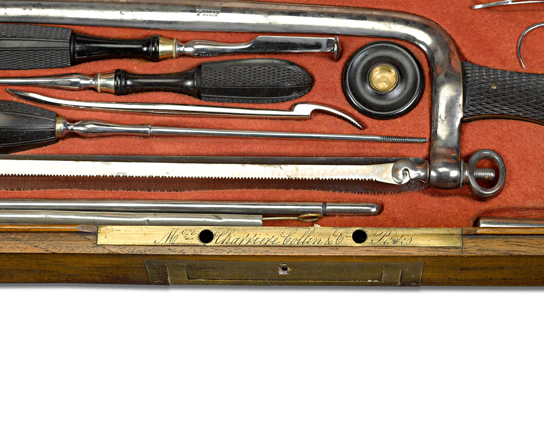 Metal French Naval Surgeon's Kit