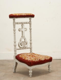French Needlepoint & Painted Prie Dieu
