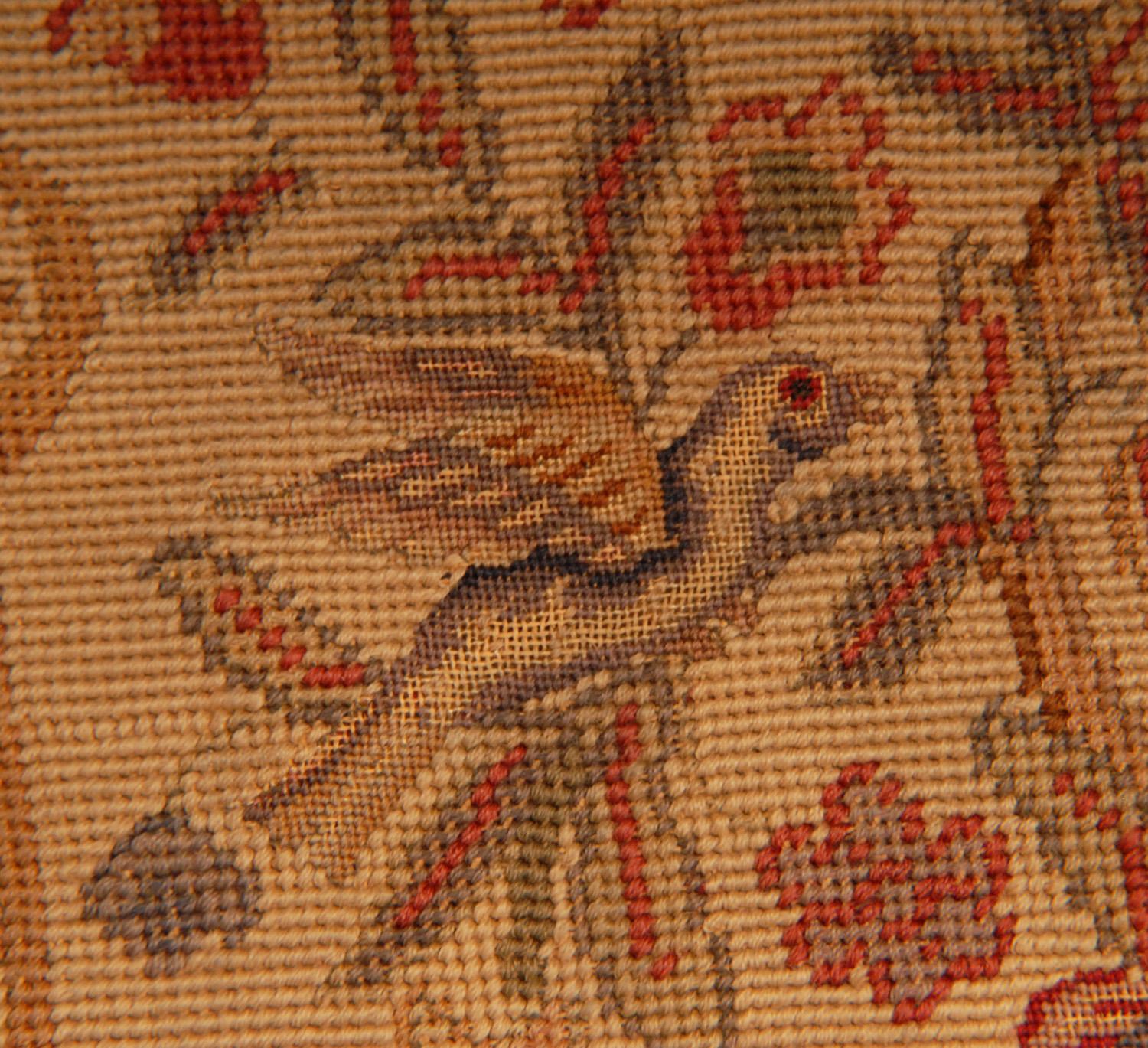 Französische Nadelspitze-Überwurf-Kissen, Tieren, Kissen, Metallic-Fäden, Cannetille, Gold im Zustand „Gut“ im Angebot in Wommelgem, VAN