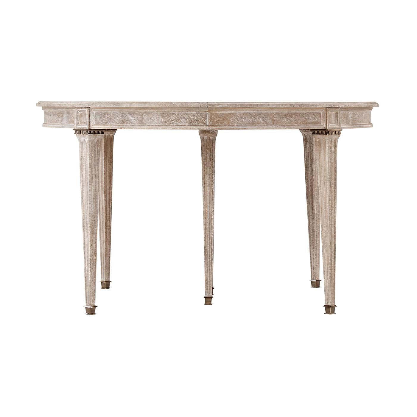 Louis XVI French Neoclassic Extension Dining Table For Sale