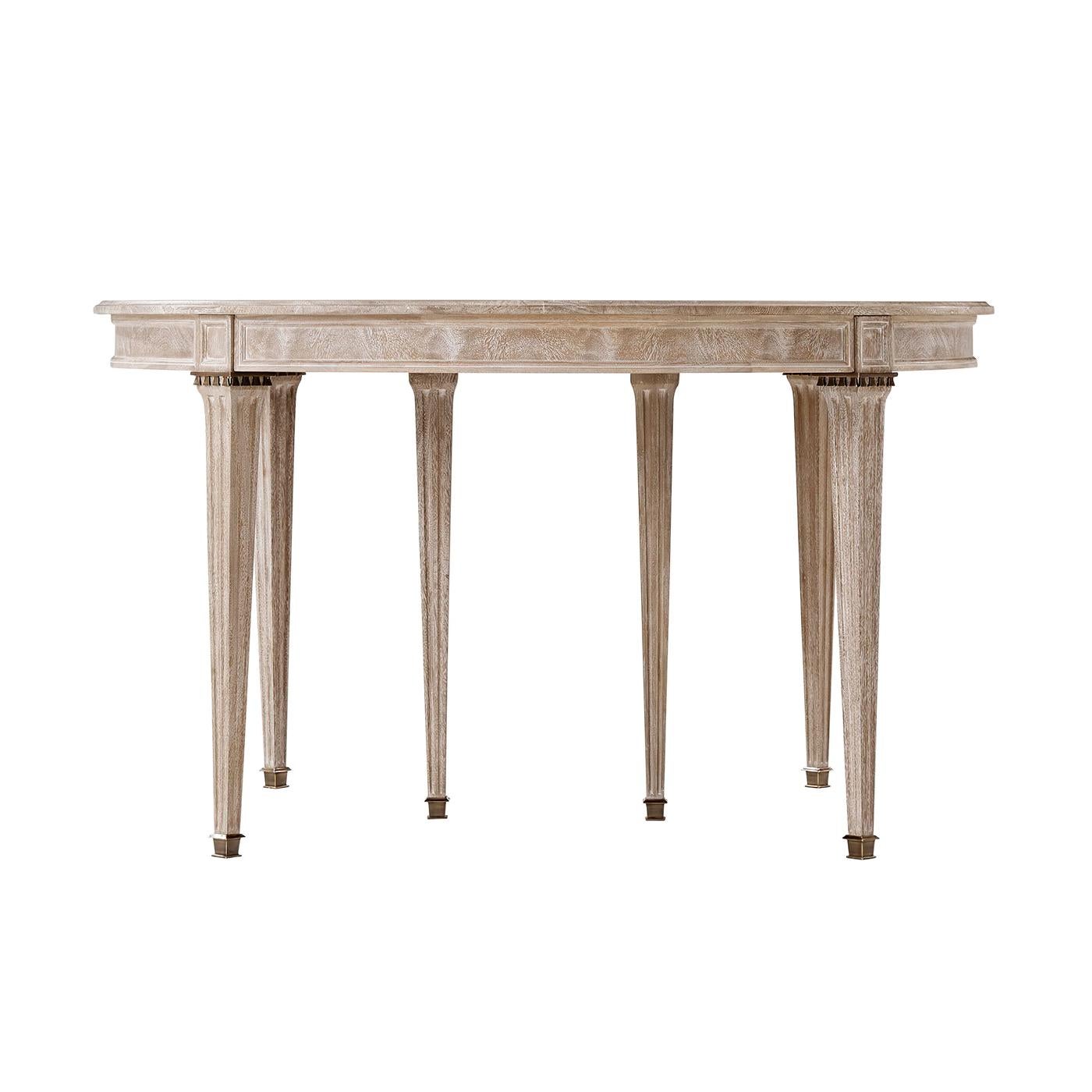 Vietnamese French Neoclassic Extension Dining Table For Sale
