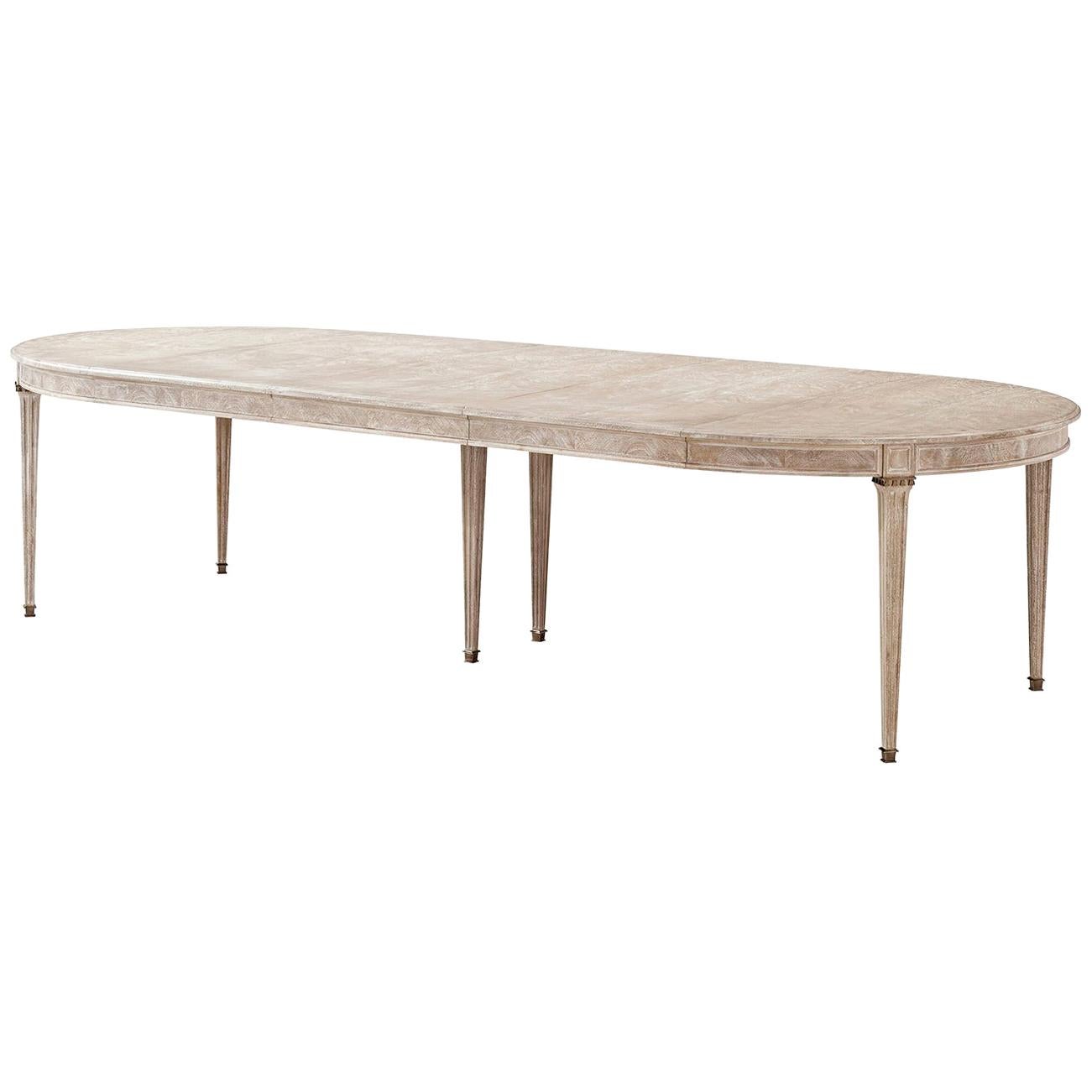 French Neoclassic Extension Dining Table For Sale