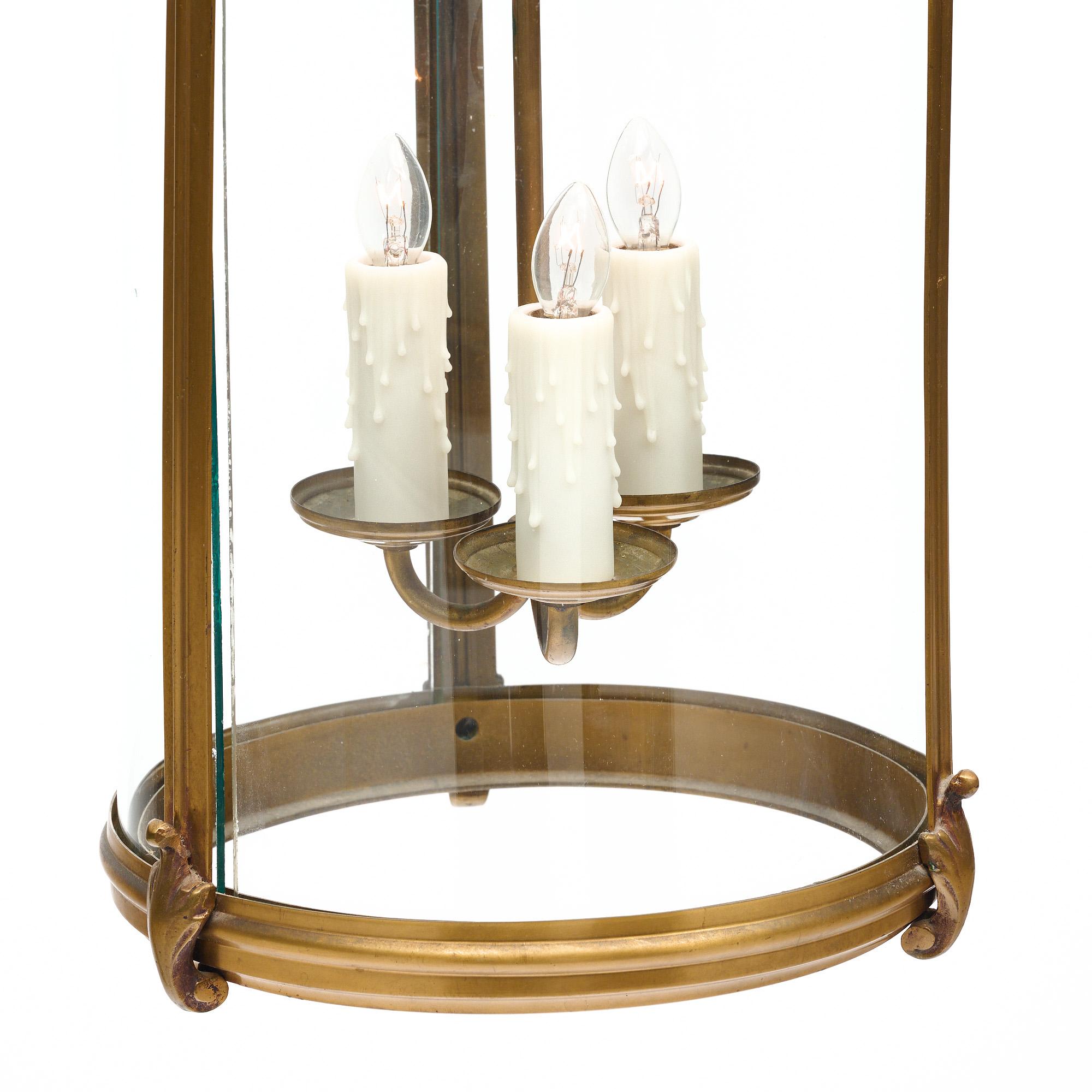 Louis XVI French Neo-Classical Bronze Lanterns