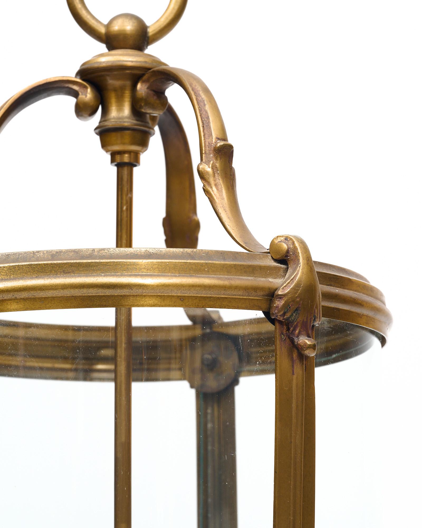 Early 20th Century French Neo-Classical Bronze Lanterns