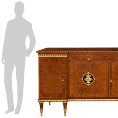 Französisches neoklassizistisches Buffet aus Wurzelholz, Ormolu und Tulpenholz signiert Gouffé Jeune