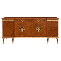 Französisches neoklassizistisches Buffet aus Wurzelholz, Ormolu und Tulpenholz signiert Gouffé Jeune