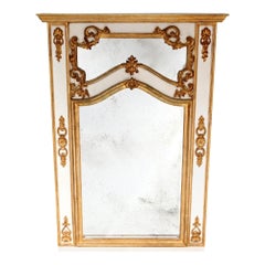 French Neo Classical Mirror Louis XVI Painted
