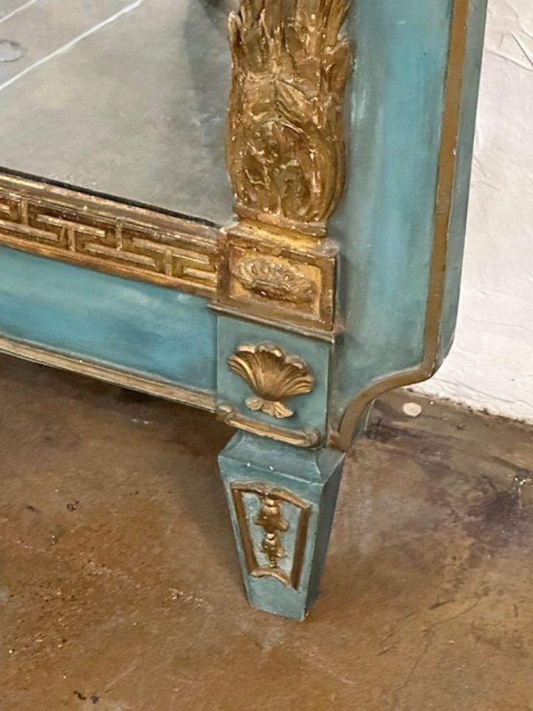 French Neo-Classical Trumeau Mirror For Sale 3