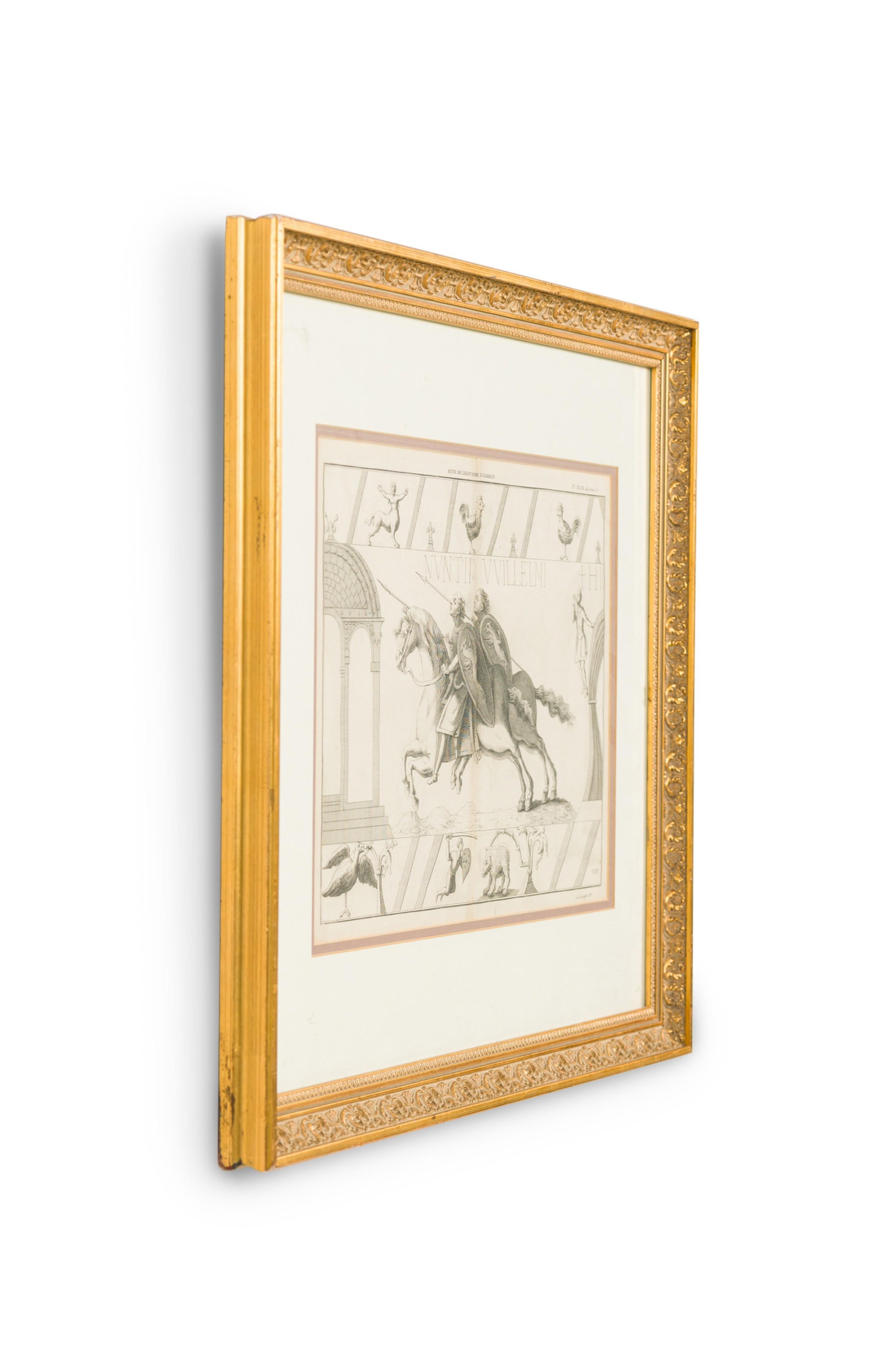 Französische Lithographie einer Szene aus 